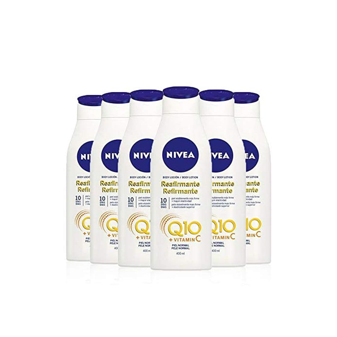 Beauty NIVEA Q10 Body Loción Reafirmante con Vitamina C en pack de 6