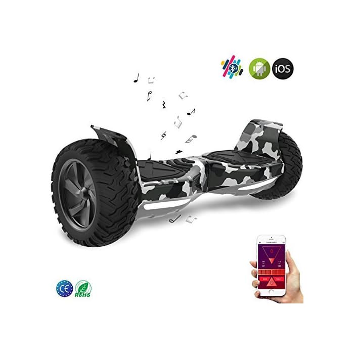 Producto Double Hunter Hoverboard 8.5" Balance Board Scooter Patinete Hummer SUV 700W Eléctrico