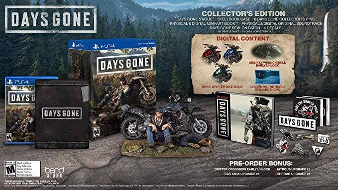 Producto Days Gone Collector's Edition