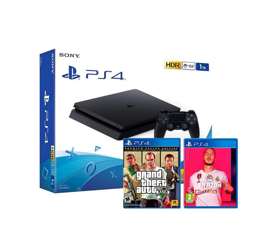 Product Playstation 4 Fiffa20 & GTA V