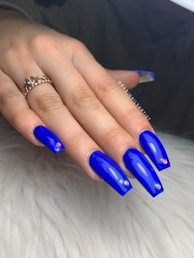 Moda Blue nails 💙