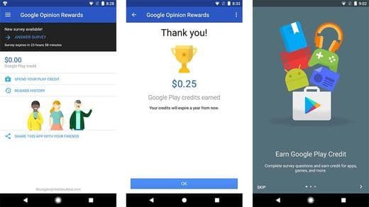 App Google Opinion Rewards