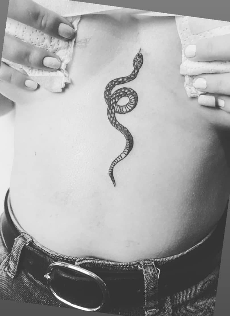 Fashion Tattoo snake 