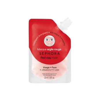 Beauty SEPHORA Red Clay Mask with guarana extract softens the signs of skin