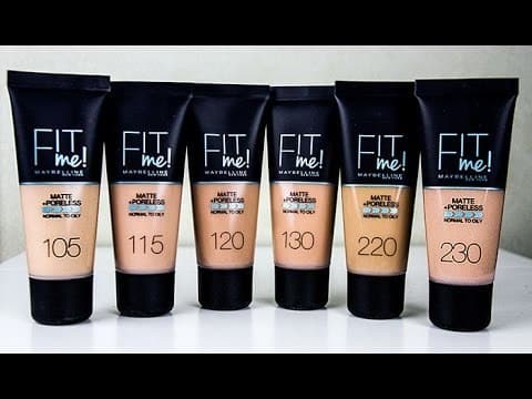 Belleza Maybelline Fit Me Base de Maquillaje Mate