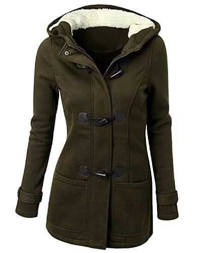 Lugar Mujer Invierno Abrigo Casual Sudadera con Capucha Chaqueta de Capa Jacket Parka