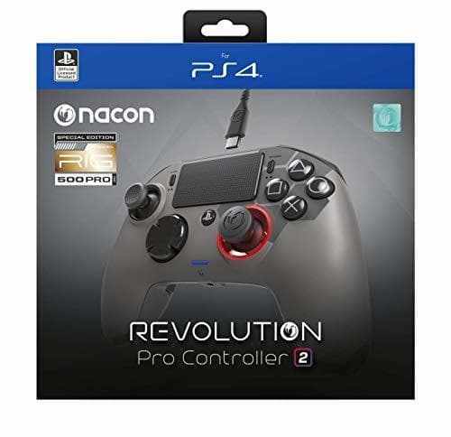 Product NACON PS4OFPADREV2RIG Mando y Volante Gamepad Playstation 4 Negro - Volante/Mando