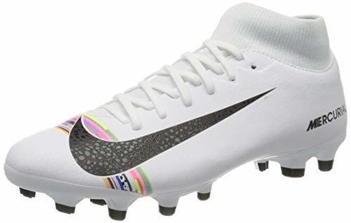 Moda Nike Superfly 6 Academy FG/MG, Zapatillas de Fútbol para Hombre, Blanco