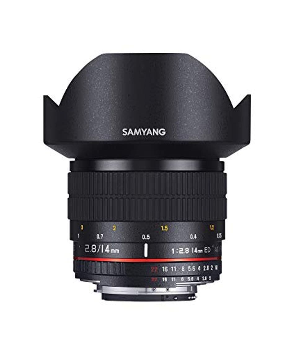 Electronic Samyang F1110603101 AE - Objectivo para Nikon