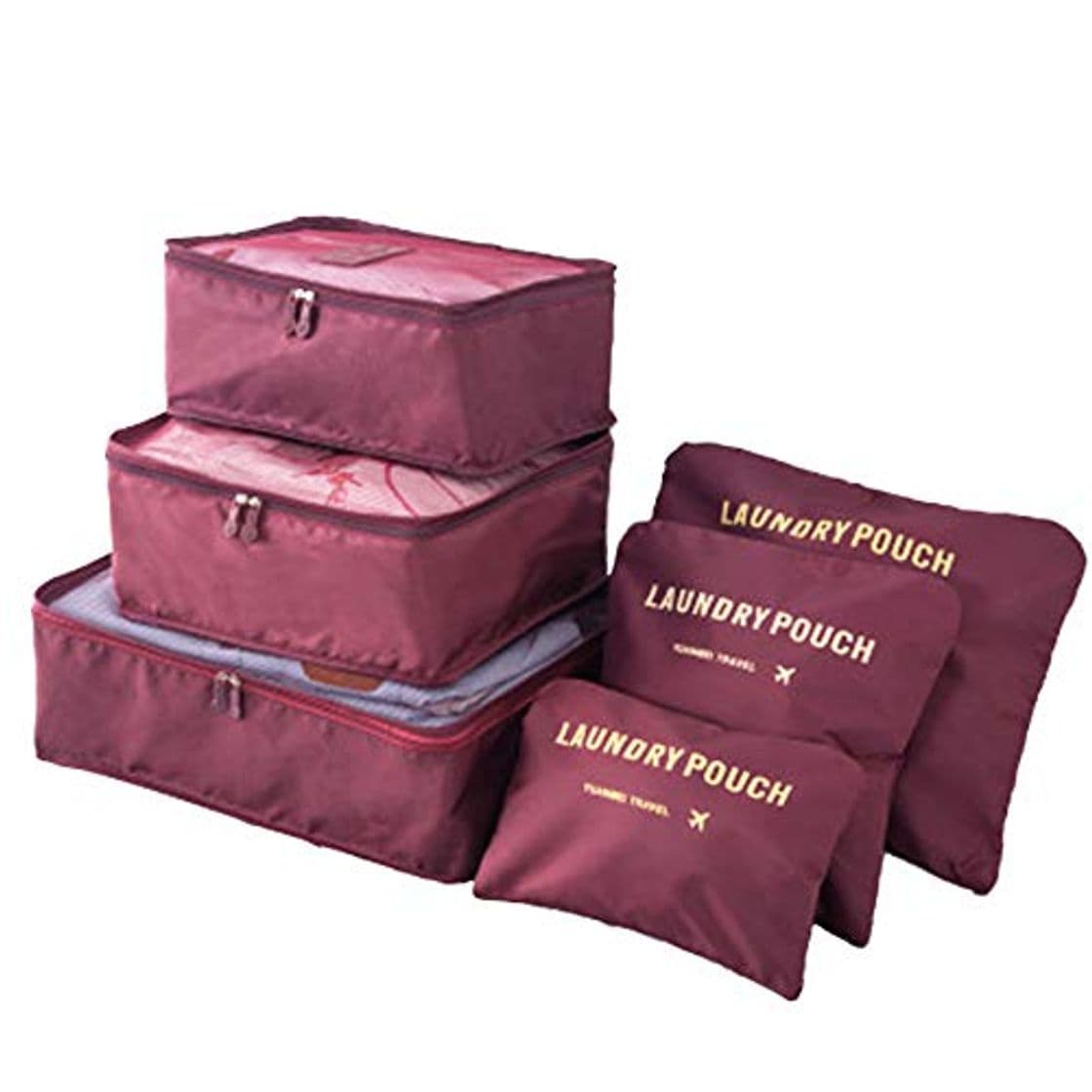 Producto DoGeek Organizador de Equipaje 6 en 1 Set Viaje con Bolsa de