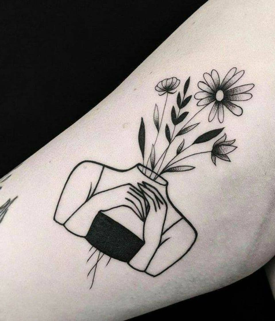 Moda Tatuaje Torso/Flores