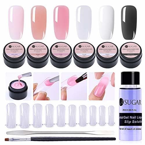 Belleza UR SUGAR 15ml Poly Nail Gel Kit Gel Constructor Uñas Gel Kit