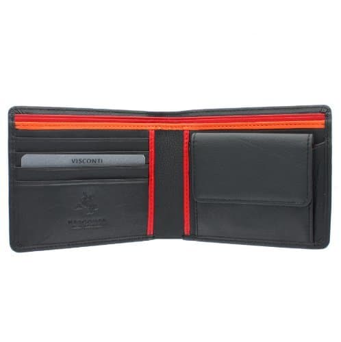 Product Visconti Colección Bond "M" Cartera de Cuero para Hombre BD10 Bloqueo RFID