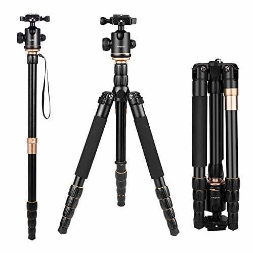 Product Andoer Q666 Trípode Completo Trípode Reflex Portátil 156cm para DSLR Cámara Canon