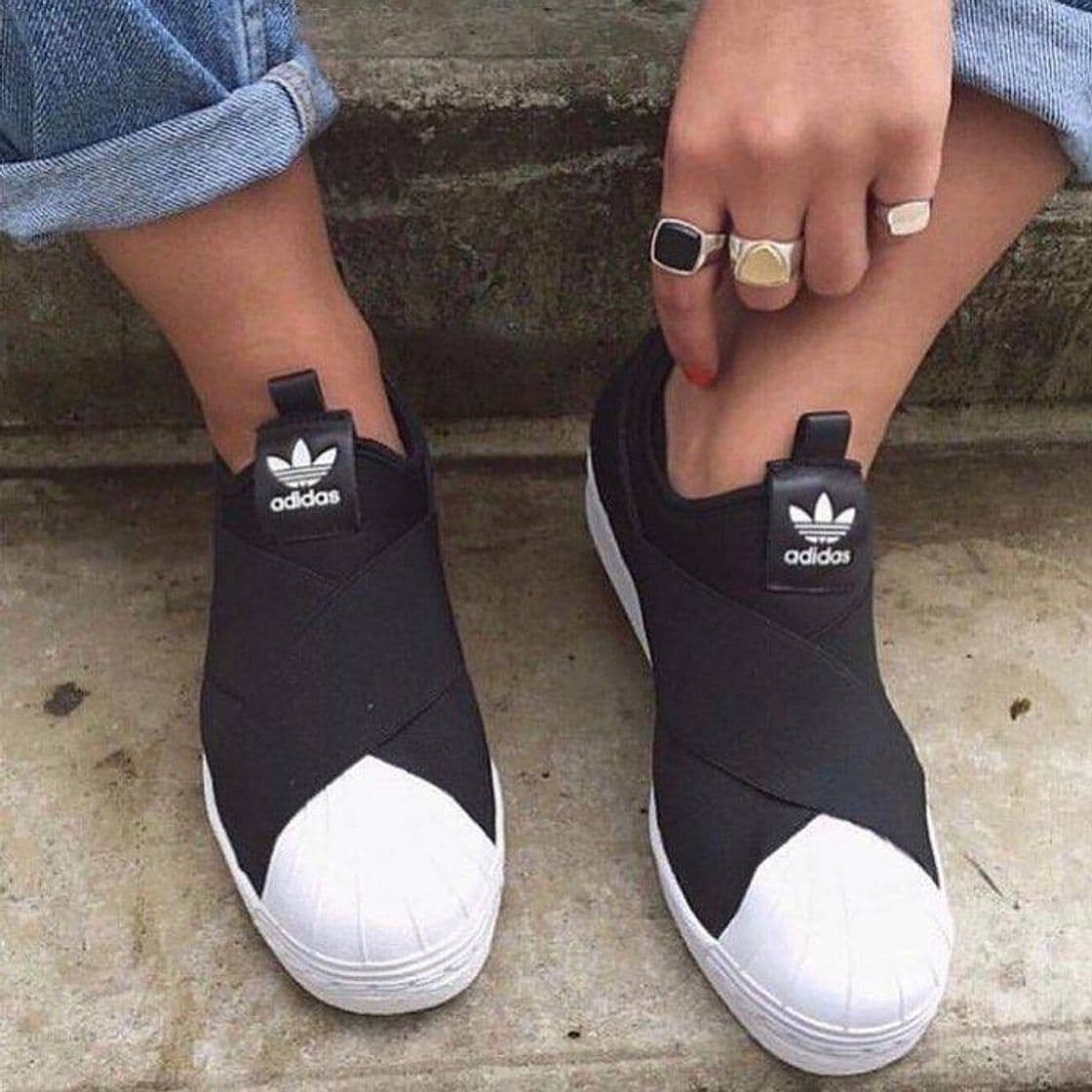 Fashion tênis slip on superstar Adidas