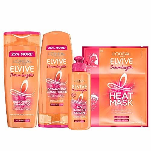 Beauty L'Oreal Paris Elvive Dream Long Champú reconstructor - pack de 3 unidades