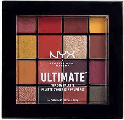 Beauty NYX Professional Makeup Paleta de sombra de ojos Ultimate Shadow Palette, Pigmentos