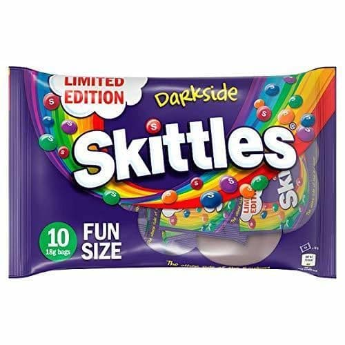 Lugar Skittles Edición Limitada Darkside Divertido Paquete de 10 bolsas de 18 g