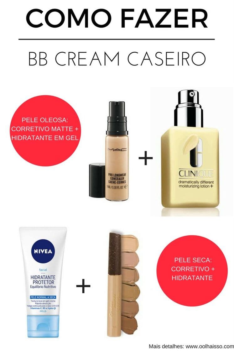 Moda BB cream caseiro