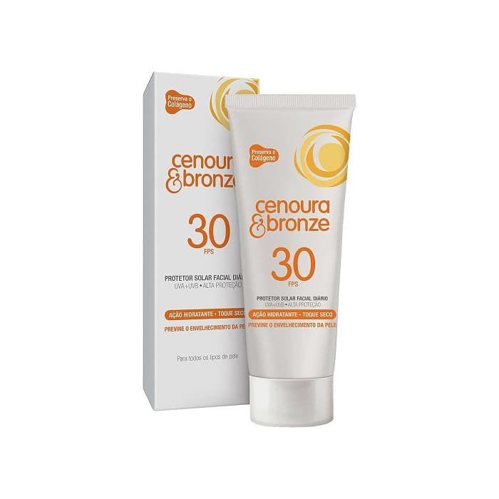 Producto Protetor Solar Facial Cenoura & Bronze FPS 30