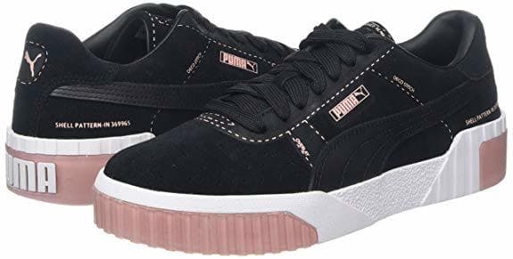 Fashion PUMA Cali Patternmaster Wn's, Zapatillas para Mujer, Negro