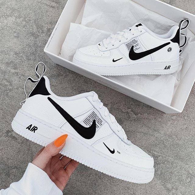 Fashion Nike Air Force 1 Low Utility White Black 