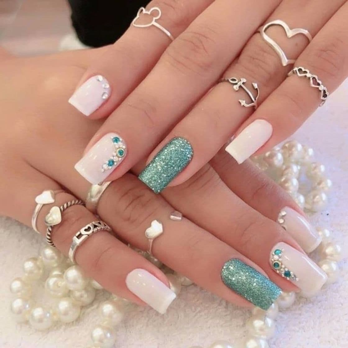 Fashion Unhas decoradas delicadas 💖