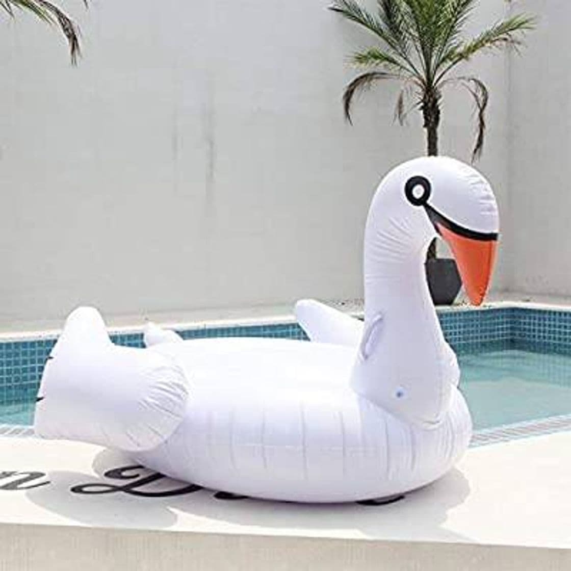 Fashion SPI Bóia Inflável Da Piscina 150 cm Cisne Gigante para Adult