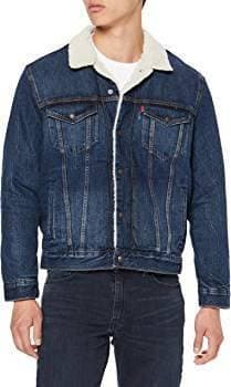 Fashion Casaco de camionista Sherpa Type 3 da Levi para homens

