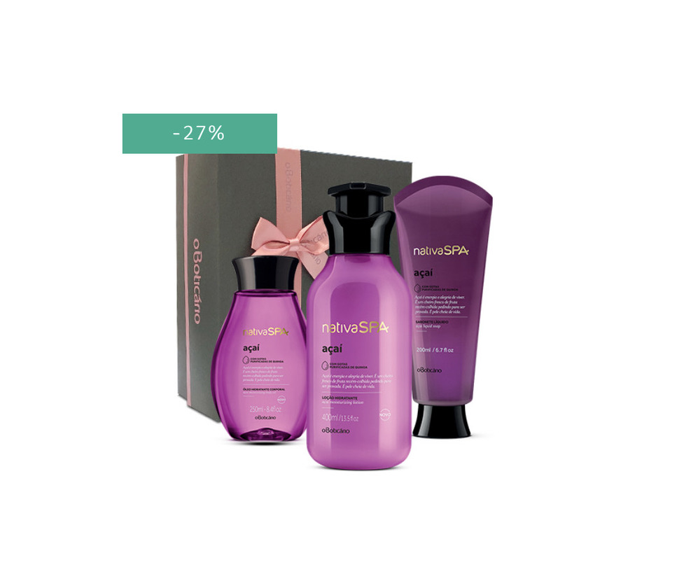 Product Kit Nativa Spa Trio Açaí 