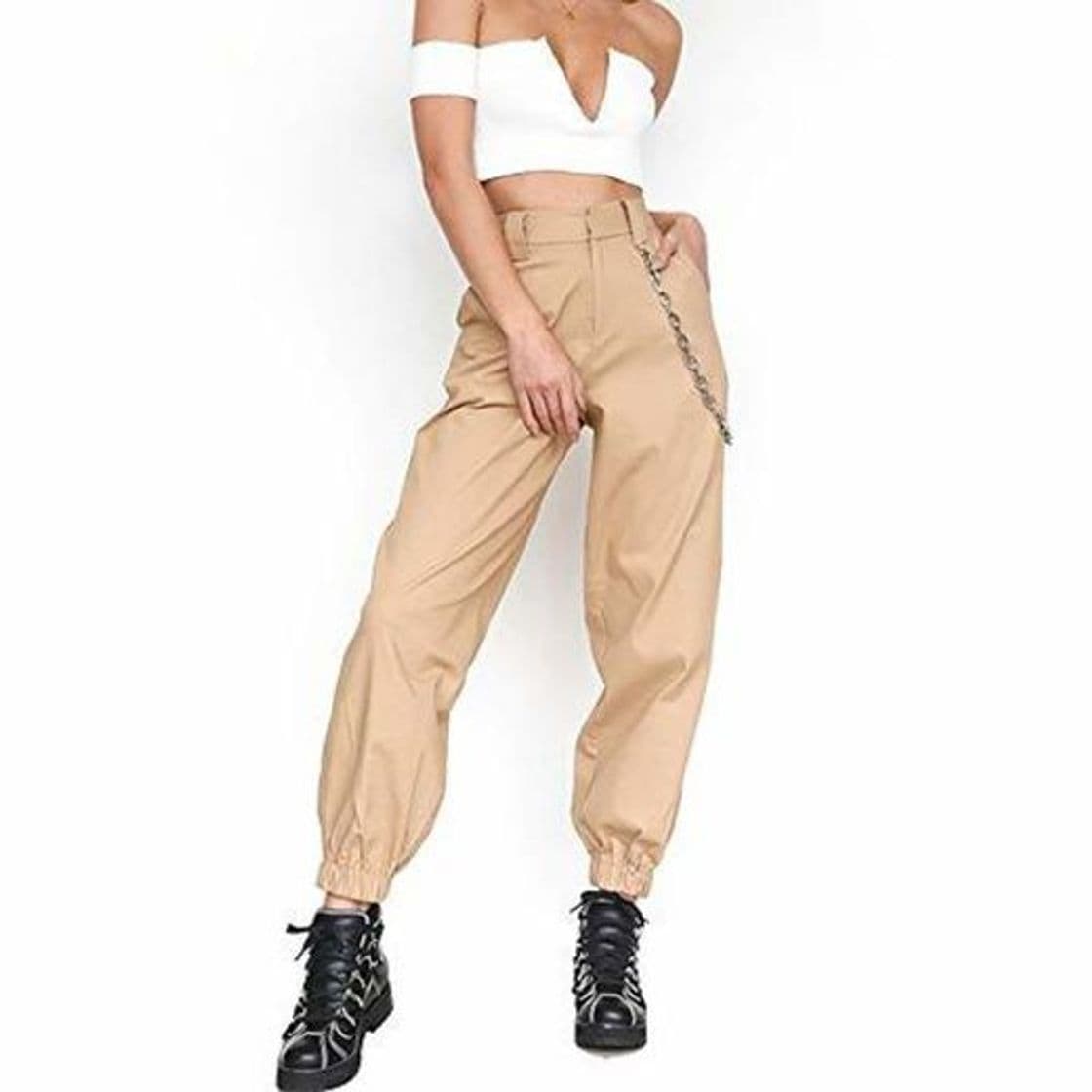 Product JUNCHUANG Pantalones Militares del ejército del Cargo del Combate de Las Mujeres