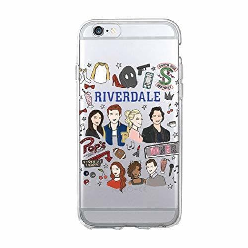 Electrónica JIJUEMIU Riverdale iPhone 7 Plus/iPhone 8 Plus Funda Carcasa Suave Silicona TPU