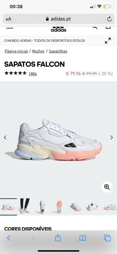 Product Adidas falcon promoção 