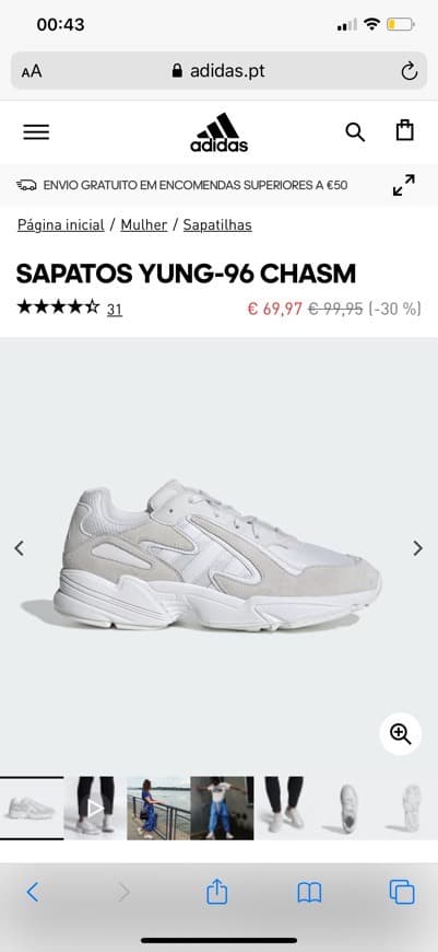 Product Adidas yung 96 promoção 