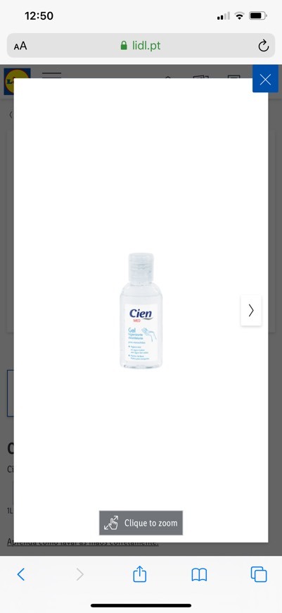 Product Cien Gel Desinfetante Mini