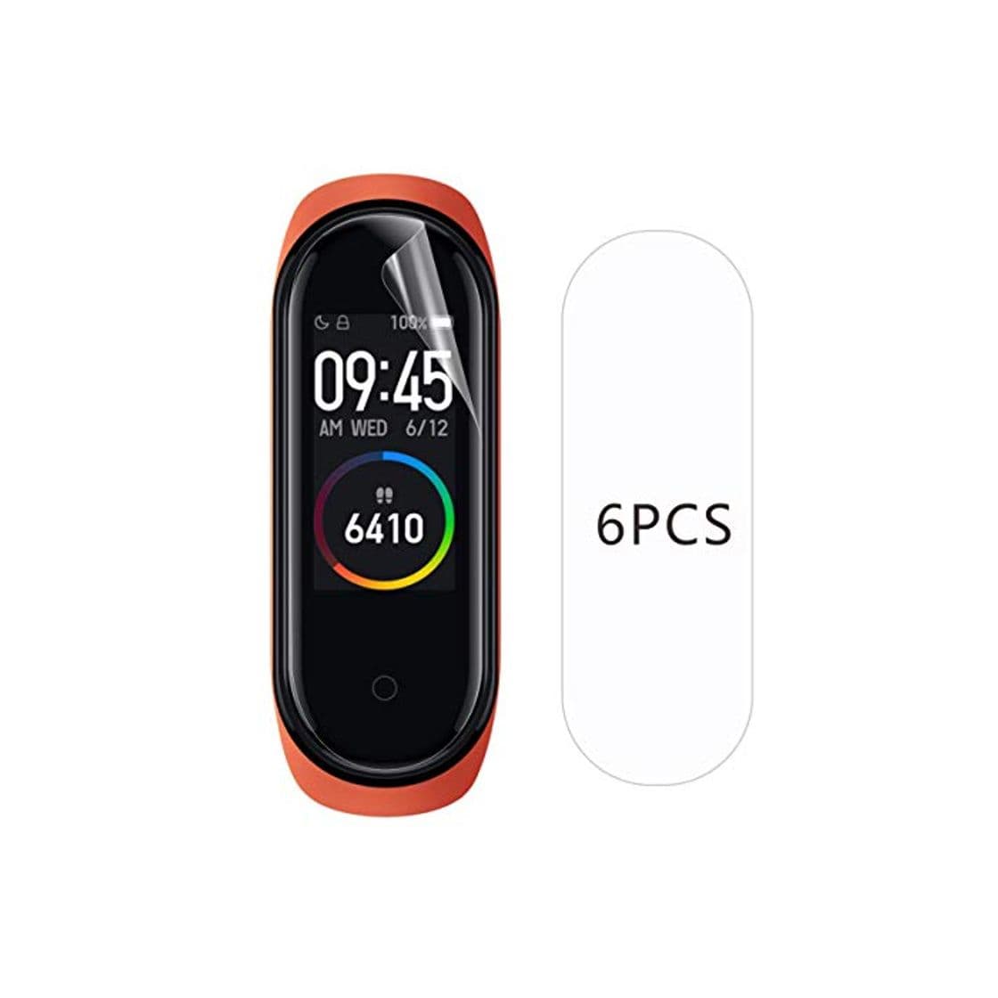 Product iTieTie 6-Unidades Protector de Pantalla Mi Band 4