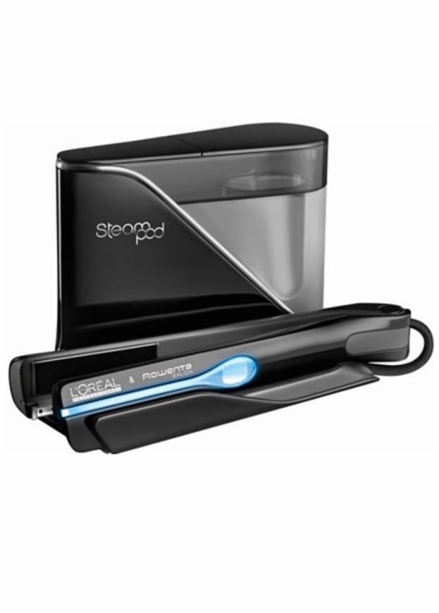 Moda Loreal Rowenta steampod alisador a vapor pro preto 