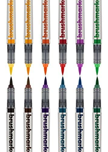 Electronic Karin HQ0003 Brush Marcador Pro 12 Basic Colours Set Brush Pro Basic Colours Set