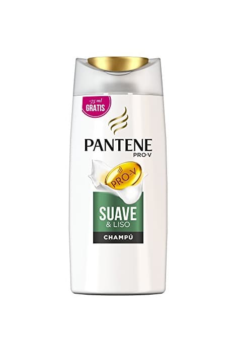 Belleza Pantene Pro-V Suave y Liso Champú para el Cabello Encrespado o Seco