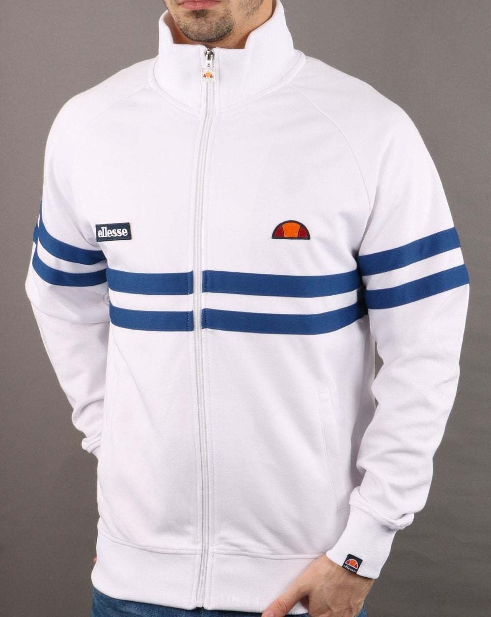 Product ELLESSE RIMINI TRACK TOP WHITE/NAVY