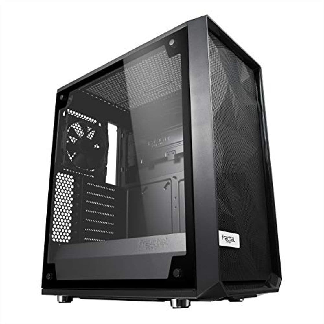 Product Fractal Design Meshify C – TG Midi-Tower Negro, Transparente Carcasa de Ordenador