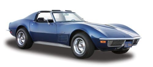 Lugar Maisto-Chevrolet Corvette '70 Azul 1/24 31202B