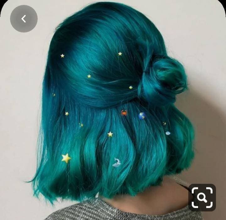 Fashion Blue hair 