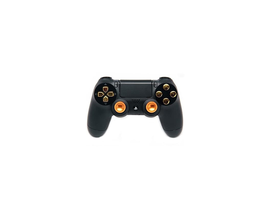 Electrónica Black/Gold Aluminum Ps4 Rapid Fire Custom Modded Controller 35 Mods COD BO3