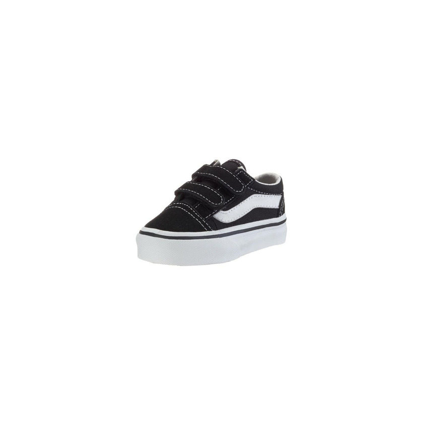 Fashion Vans Vd3Y sin cordones, Negro