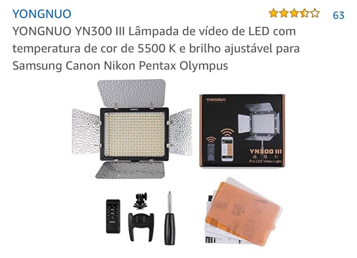 Fashion Led light yongnuo