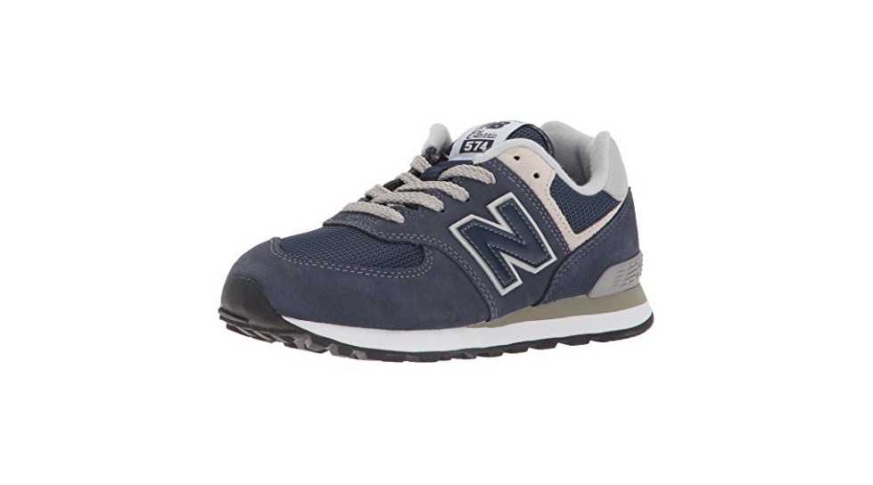 Moda New Balance 574v2 Core Lace, Modelo GC574GV, Zapatillas para Niños, Azul