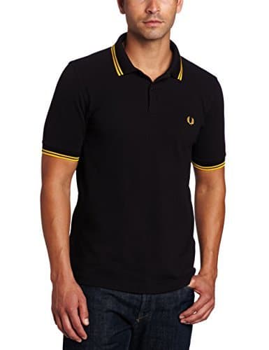 Moda Fred Perry M3600, Polo Para Hombre, Negro