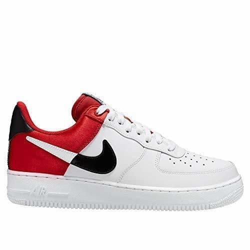 Moda Zapatillas Nike Air Force 1 '07 LV8 Blanco/Rojo Hombre 42.5 Blanco