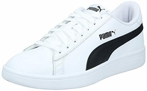 Moda Puma Smash V2 L, Zapatillas Unisex Adulto, Blanco